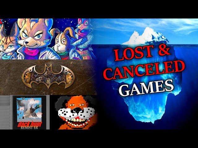 The Lost and Canceled Video Games Iceberg: Explained