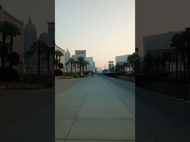 High Winds Saturday Night Has Made The LAS VEGAS STRIP Air Dusty This Morning. Sunday June 16, 2024