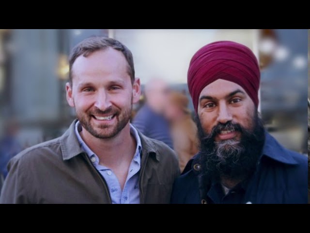 Meili stands with Trudeau and Singh