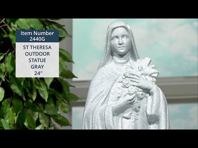 2440G_ST THERESA OUTDOOR STATUE
