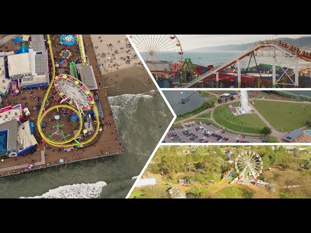Top 7 Beautiful Amusement Parks Around The World 4K Drone View
