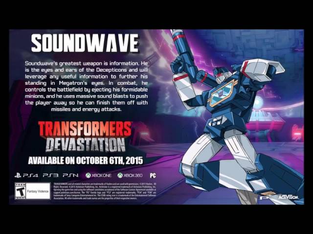 Transformers Devastation Soundtrack - Soundwave