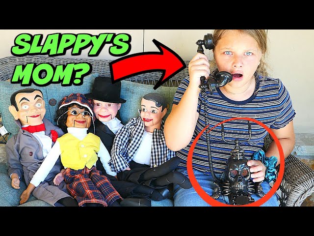 SLAPPY'S BACK W/ SLAPPY FAMILY! Attack of The Dummies! SLAPPYS MOM COMING! GOOSEBUMPS IN REAL LIFE!