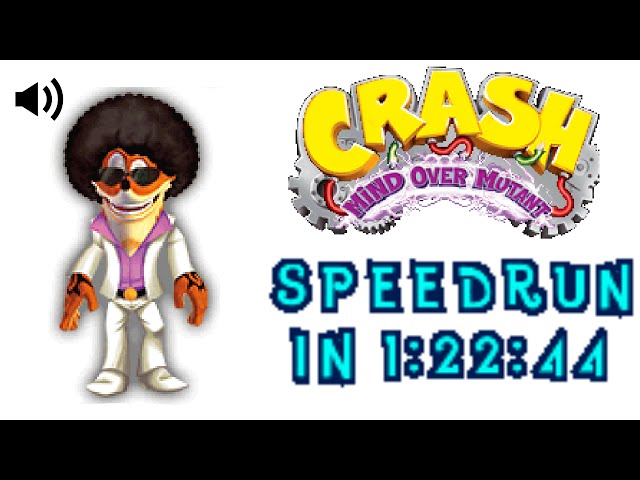 Crash Mind Over Mutant DS Speedrun in 1:22:44 (Live Commentary)