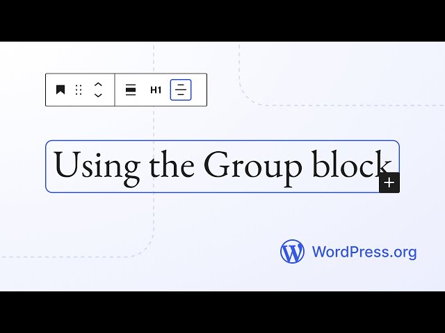 Using the Group block