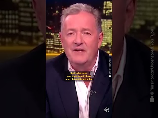 Journalist Piers Morgan clashes with former Israeli Deputy over number of civilians Israel killed