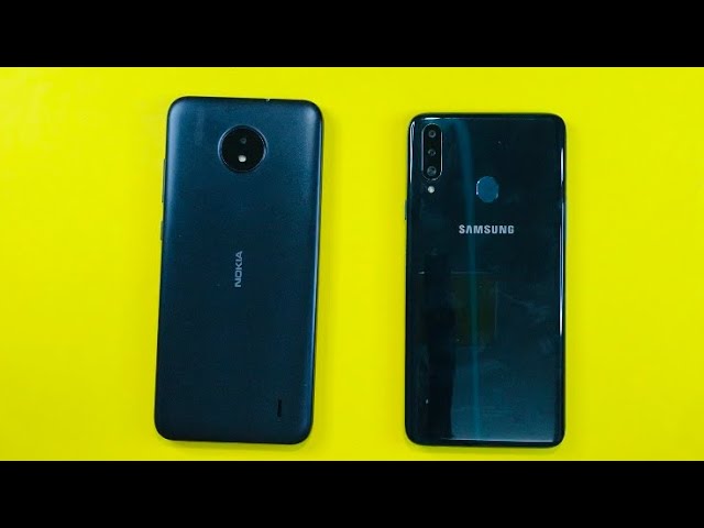 Samsung Galaxy A20s vs Nokia C20
