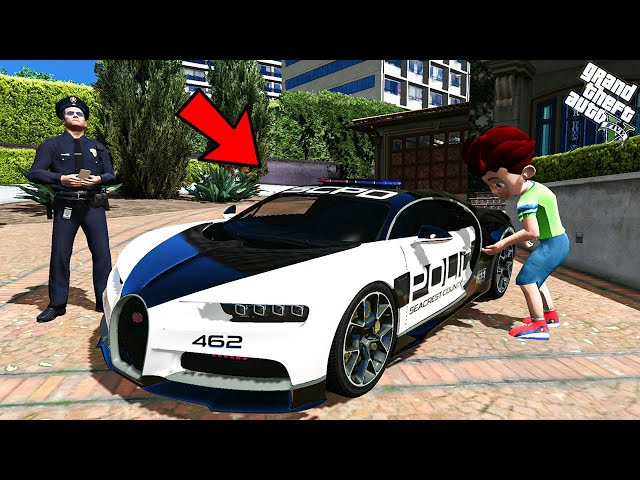 GTA 5 : Kicko Stealing Michael Super Luxury Police Car in GTA 5!