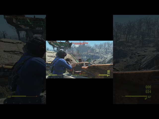 Fallout 4 - PC - New Update - LVL 3 Vault Dweller & Dogmeat Teach The Enclave A Lesson (Short)