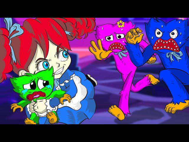 Huggy Wuggy Baby ,Please Come Back FAMILY! Huggy IS SO SAD WITH Huggy Baby| Poppy Playtime Animation