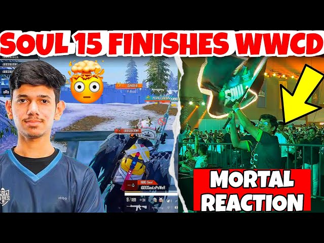 IQOOSouL Crazy Domination 15 Finishes Chicken Dinner 🔥 MORTAL KAASH SCOUT Reactions BGIS Grandfinal