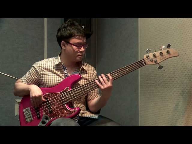 [sound sample] Tatchi 5st Jazz Bass - Front + Rear pickup - Finger