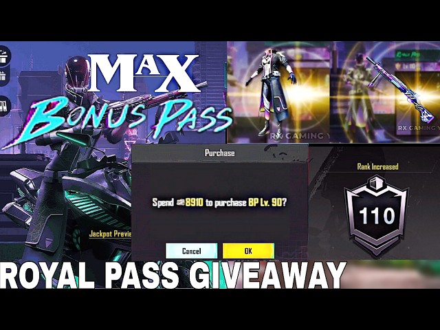 😱MAX BONUS PASS Doing In PUBGMOBILE | 100 likes target and I am going to give Bonus pass giveaway ❤