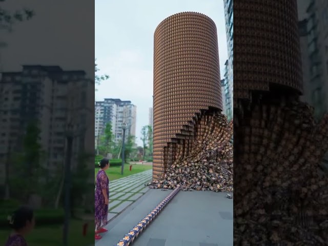 Dominos falling to relax your mind # viral#satisfying #respect @AFS trend