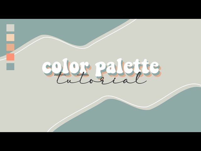 how to choose aesthetic color palette for ppt | tutorial
