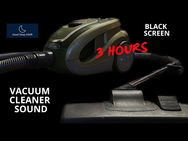 Vacuum Cleaner Sound ASMR | 3 Hours | Black Screen | Sleep | Relax