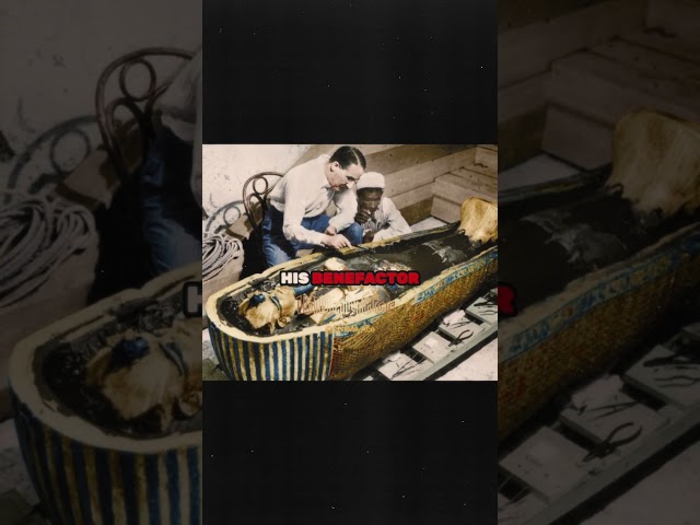 Scary & Morbid: Colorized Photo of King Tut's Sarcophagus Unveiled #shorts