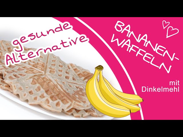 Waffelrezept: Waffelteig mit Banane für lecker fluffige Waffeln