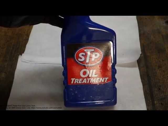 How  STP oil treatment improves engine compression rate and power test