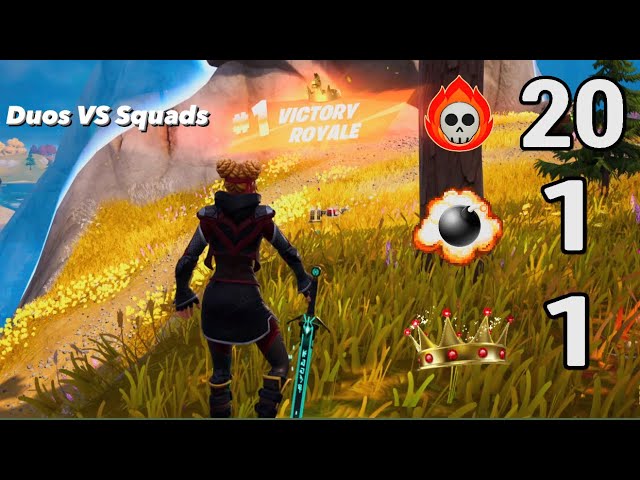 20 Elimination Duos Vs Squads Win - Full Gameplay “Zero Build” (Fortnite Chapter 4)