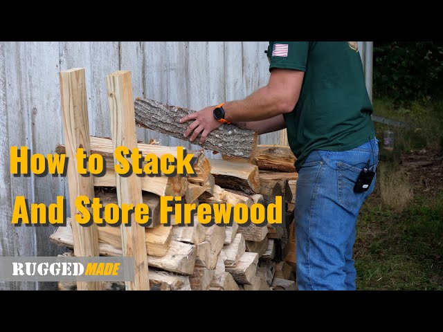 How to Stack and Store Firewood