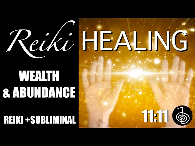 Wealth & Abundance / Reiki + Subliminal (Rain Sounds)