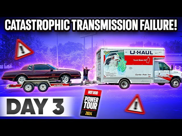 Hot Rod Power Tour 2024 Day 3 - Transmission Failure and Stranded