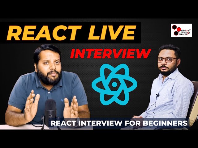 React live interview | React interview for beginners #react