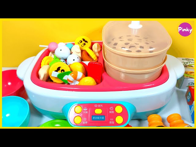Satisfying with Unboxing & Review Miniature Kitchen Set HOTPOT with Steam Play Set Cooking Video