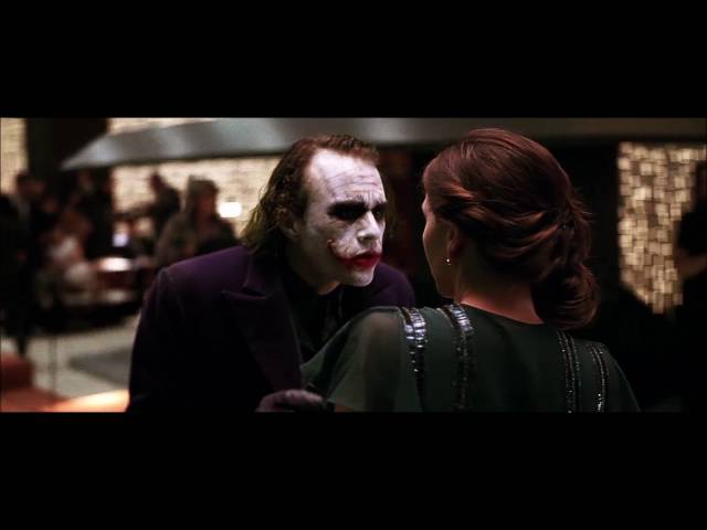 The Dark Knight | You Know How I Got These Scares?  Maggie Gyllenhaal & Heath Ledger
