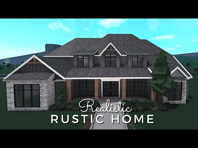 Bloxburg: Realistic Rustic Home| House Build| $50k