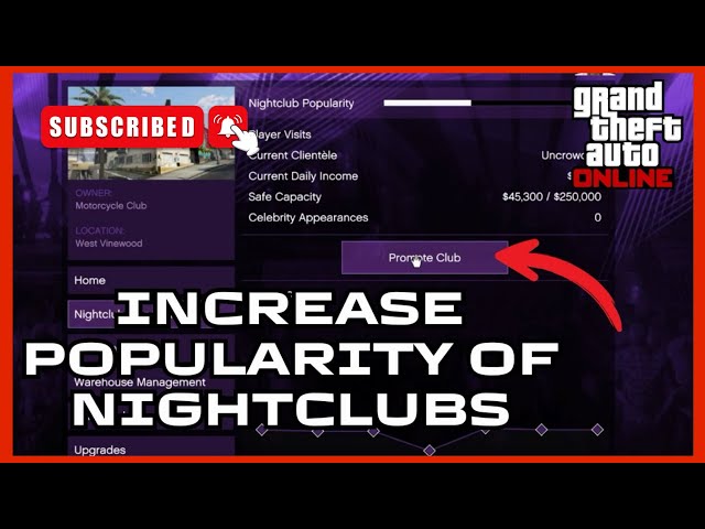 How To Get Max Nightclub Popularity In GTA Online