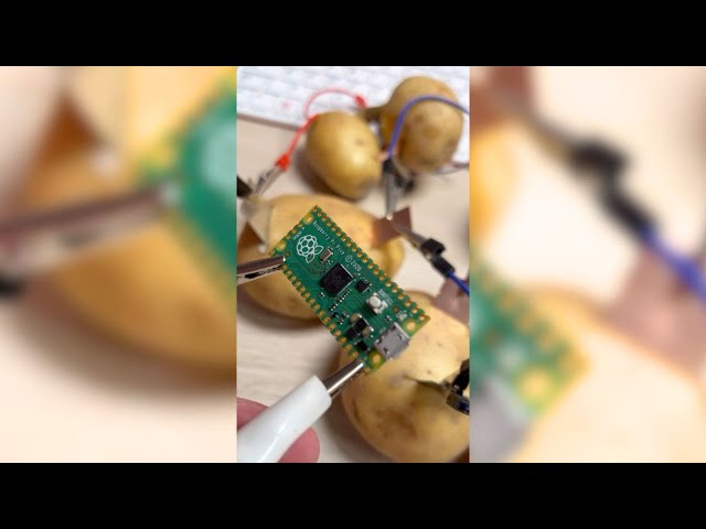 Can you power a #RaspberryPi #Pico using Potato’s?