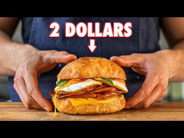 The 2 Dollar Gourmet Breakfast Sandwich | But Cheaper