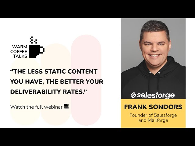 Get More Replies with These Cold Email Psychology Hacks | Webinar with Frank Sondors