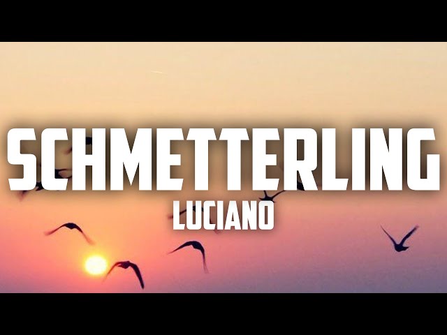Luciano - Schmetterling ( lyrics )