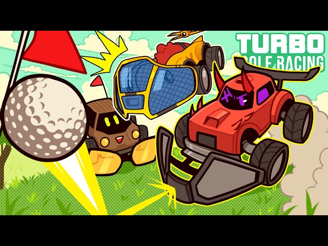 GOLF...BUT IT'S ROCKET LEAGUE...AND IT'S RAGE! | Turbo Golf Racing