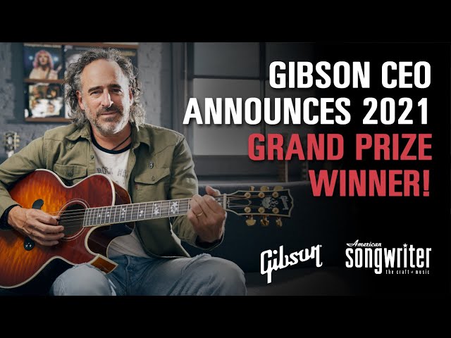 Gibson CEO to Announce Lyric Contest Grand Prize Winner