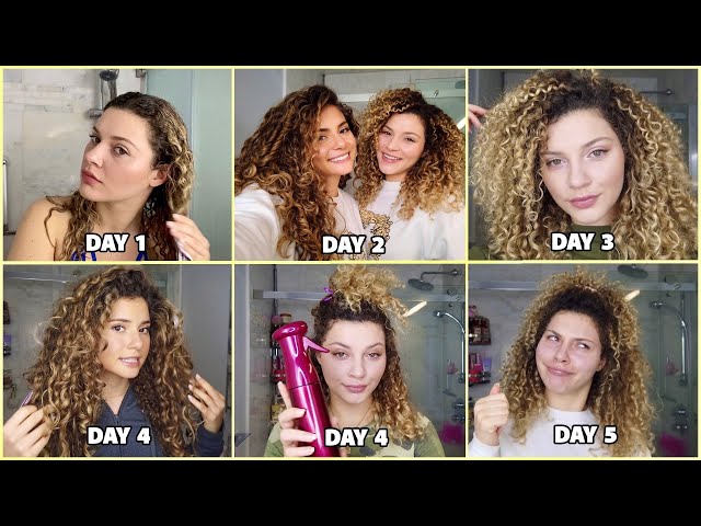 OUR CURLY HAIR WASH WEEK ROUTINES IN QUARANTINE (easy styling routines + refresh tips)