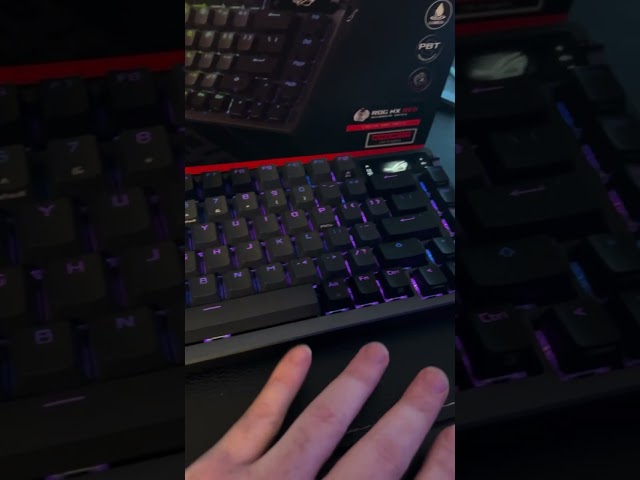 The Asus ROG Azoth is pretty dang cool if you are looking for a high end gaming keyboard!