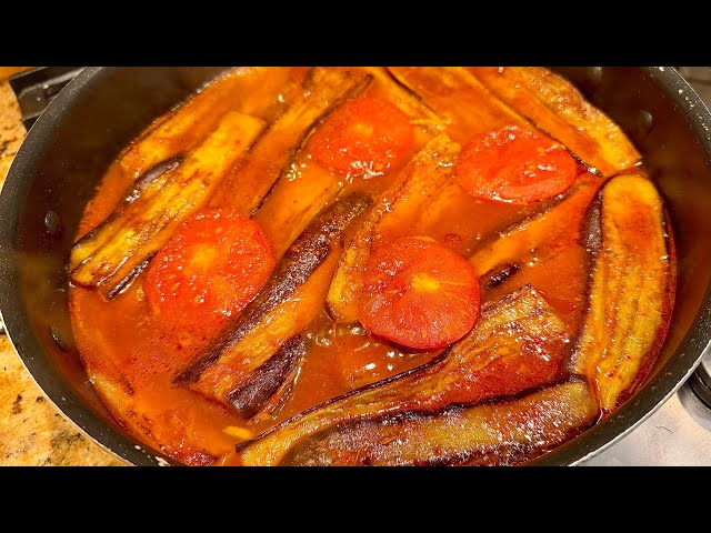 Eggplant & Tomato (BADEMJAN VA GOJEH FARANGI)  - Cooking with Yousef