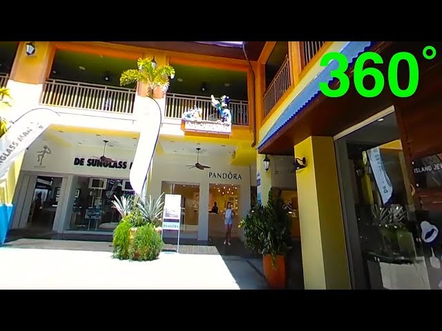 George Town Shopping District - Georgetown, Grand Cayman  360˚ 4K POV -  Norwegian Escape