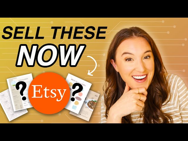 8 UNIQUE Etsy digital products to sell online 💸 (unsaturated digital product niches)