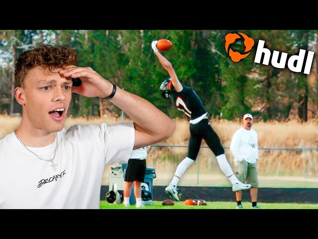 REACTING TO MY HIGH SCHOOL FOOTBALL AND BASKETBALL HIGHLIGHTS