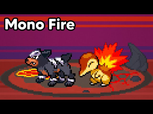 POKEROGUE FIRE TYPES ONLY! 🔥 CHALLENGE MODE