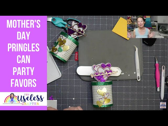 How To Make a Mother's Day Pringles Can Party Favor | Assembly Tutorial | The Useless Crafter