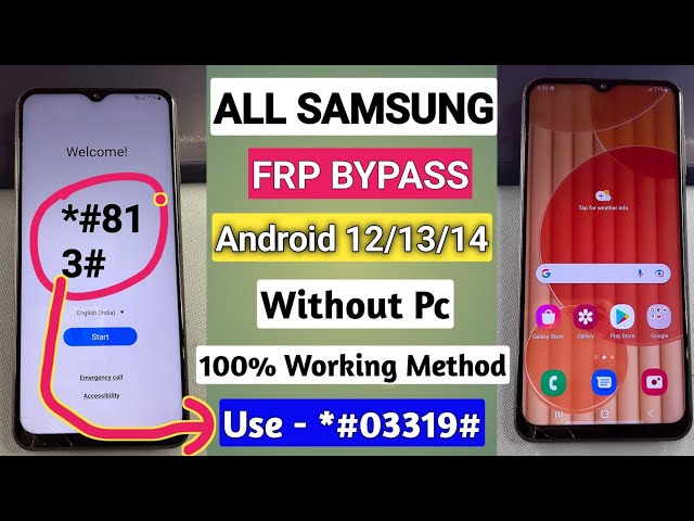 All Samsung FRP Bypass 2024, Samsung Google Lock Remove Android 14/13/12 New Security 1 Click 2024