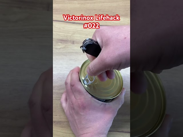 Victorinox Hook for Can Opening Lifehack no. 022 #victorinox #lifehack
