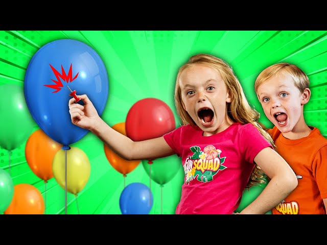 Popping 100 Mystery Balloons to Win a YES Day!