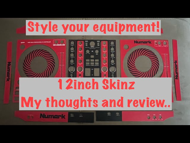 12inch Skinz Dj equipment Vinyl Wrap . My thoughts and Review..